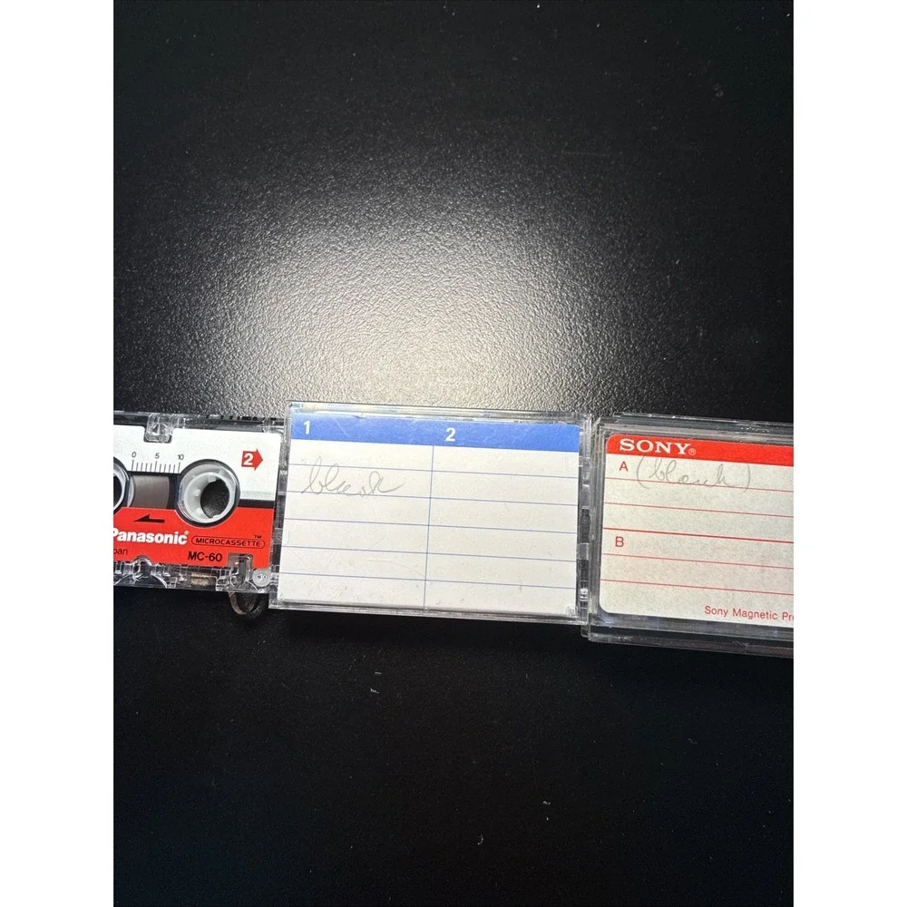 Lot of 3 60 Minutes Micro Cassette Tapes (Used)
